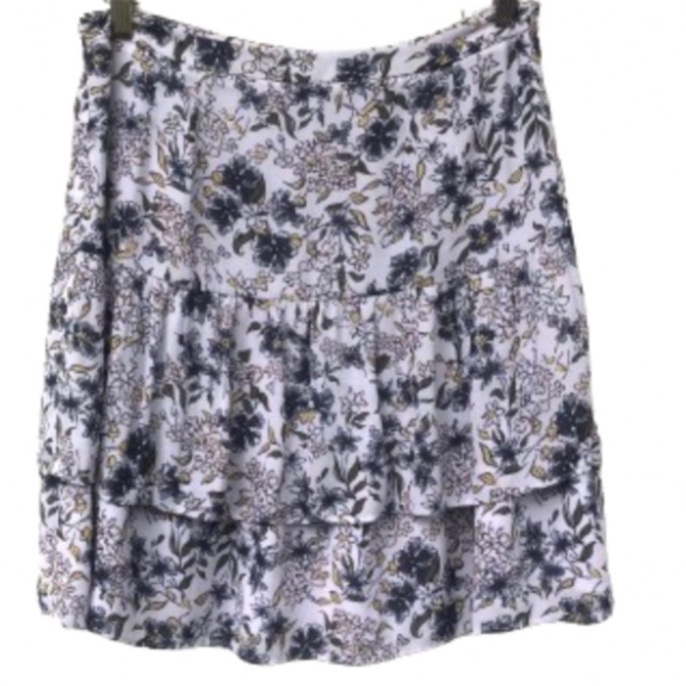 LOFT outlet ruffle floral skirt M 10